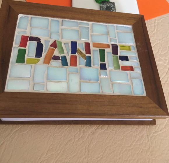 Bloco de Anotações em Mosaico Personalizado