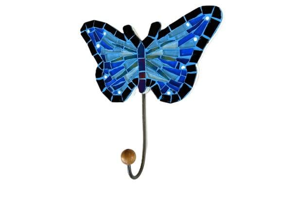 Cabideiro em Mosaico Borboleta