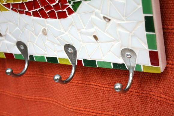 Cabideiro em Mosaico Pimentas