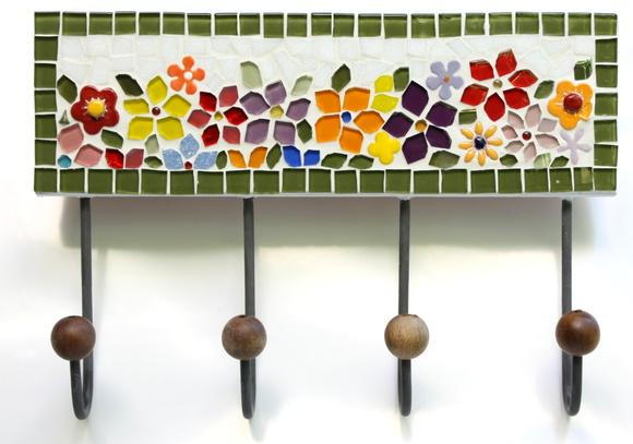 Cabideiro em Mosaico Primavera