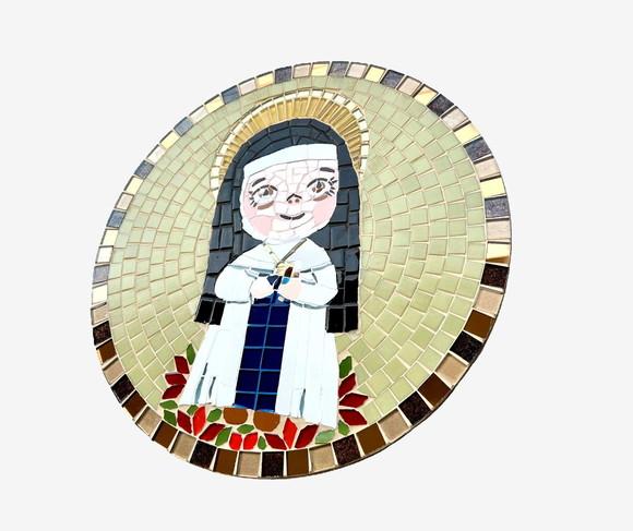 Irmã Dulce em Mosaico Mandala