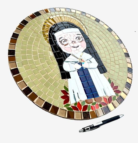 Irmã Dulce em Mosaico Mandala