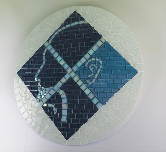 Logomarca em mosaico