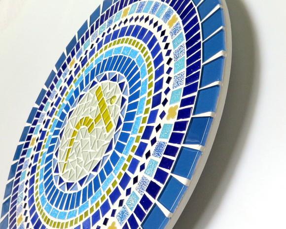 Mandala Chakra Plexo Solar em Mosaico