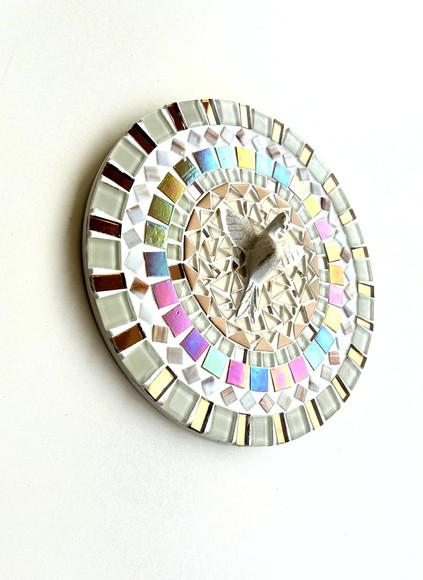Mandala Divino em Mosaico Perolada