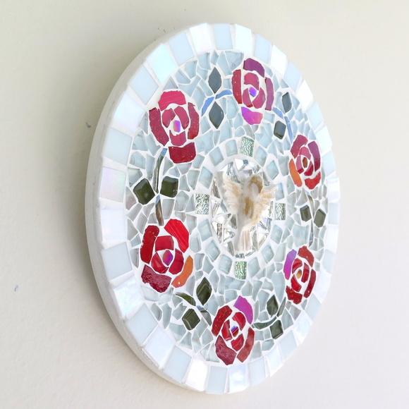 Mandala Divino Espírito Mosaico Rosas 20