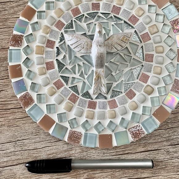 Mandala Divino Espírito Mosaico Rosé