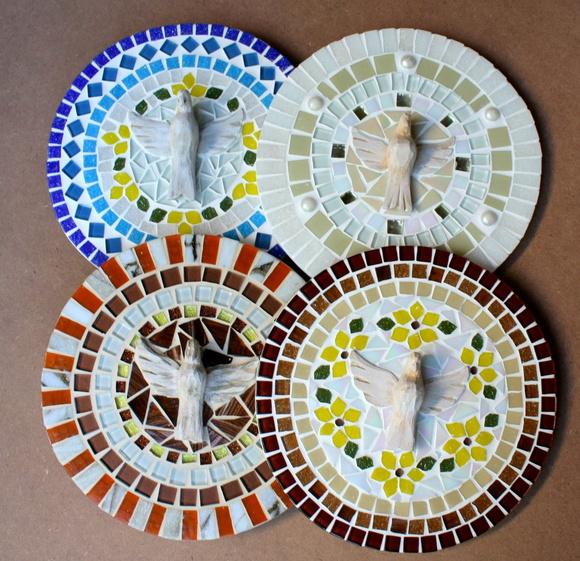 Mandala Divino Espírito Santo Azul P