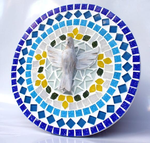 Mandala Divino Espírito Santo Azul P