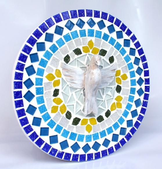 Mandala Divino Espírito Santo Azul P