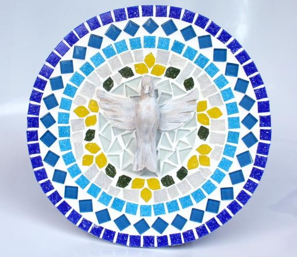 Mandala Divino Espírito Santo Azul P