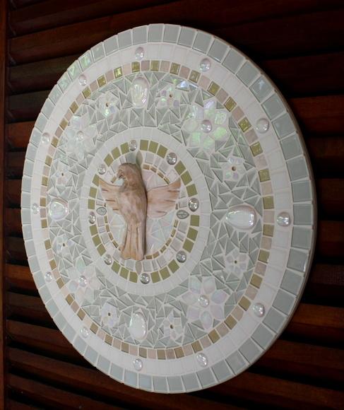 Mandala Divino Espírito Santo Branca 50