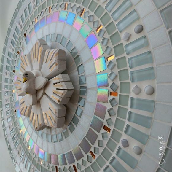 Mandala Divino Espírito Santo Branca 50