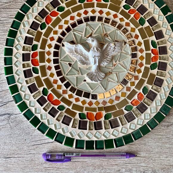 Mandala Divino Espírito Santo em Mosaico