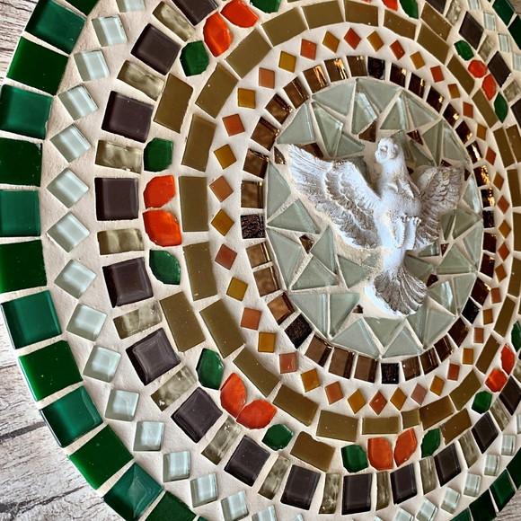 Mandala Divino Espírito Santo em Mosaico