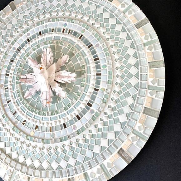 Mandala Divino Espírito Santo em Mosaico