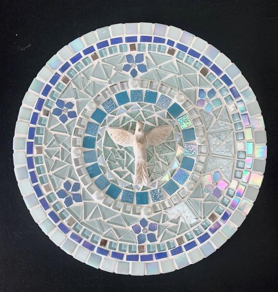 Mandala Divino Espírito Santo em Mosaico