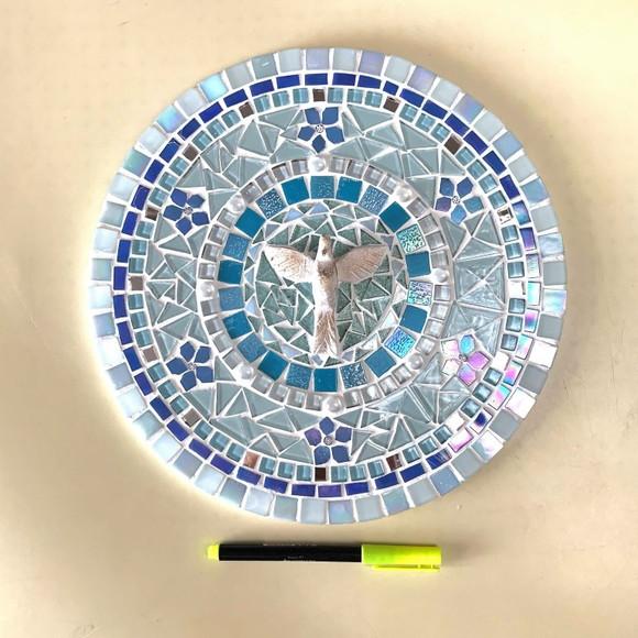 Mandala Divino Espírito Santo em Mosaico
