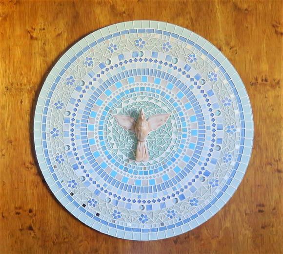 Mandala Divino Espírito Santo em Mosaico