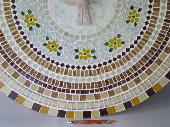 Mandala Divino Espírito Santo em Mosaico