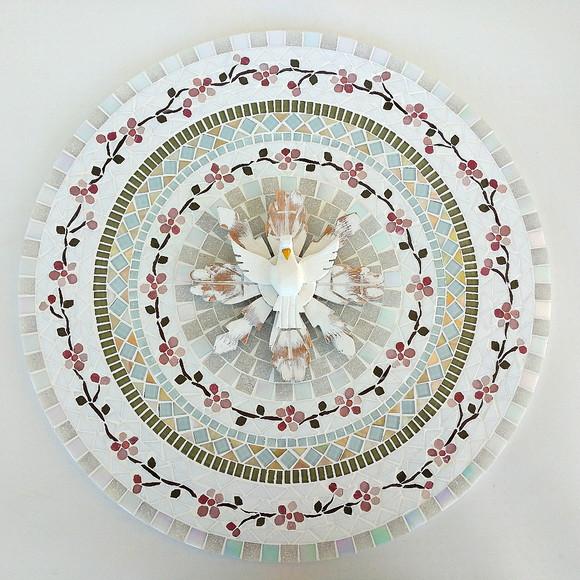 Mandala Divino Espírito Santo em Mosaico Cerejeiras 60