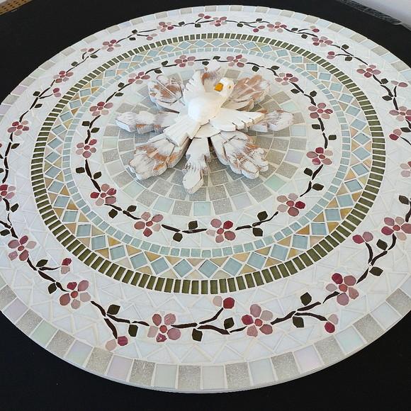 Mandala Divino Espírito Santo em Mosaico Cerejeiras 60