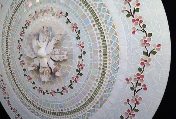 Mandala Divino Espírito Santo em Mosaico Cerejeiras 80