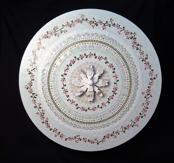 Mandala Divino Espírito Santo em Mosaico Cerejeiras 80