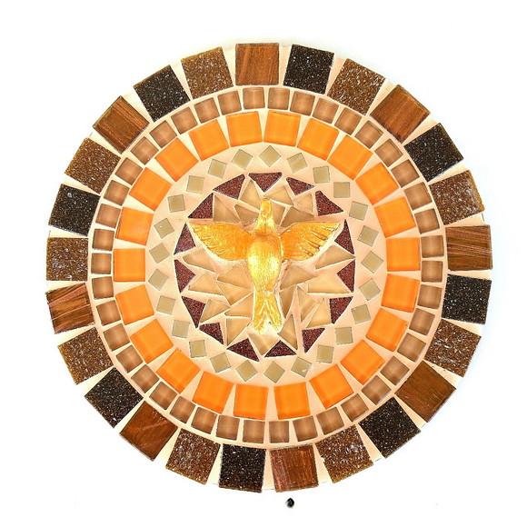 Mandala Divino Espírito Santo Mosaico Terra