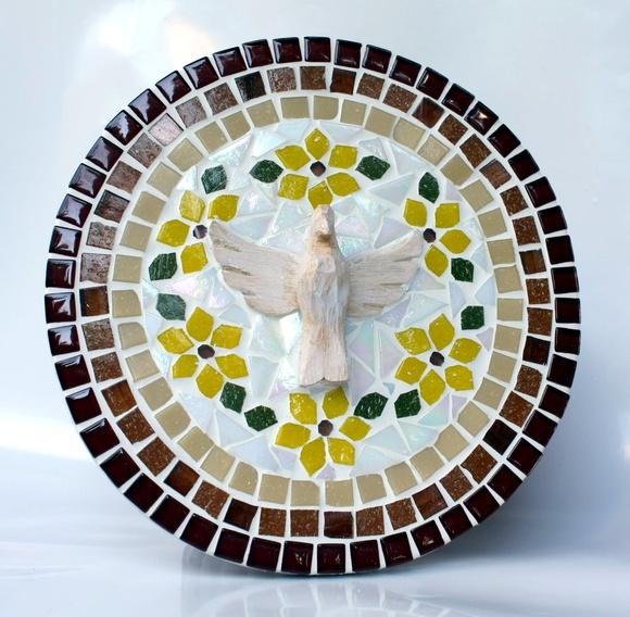 Mandala Divino Espírito Santo Marrom P