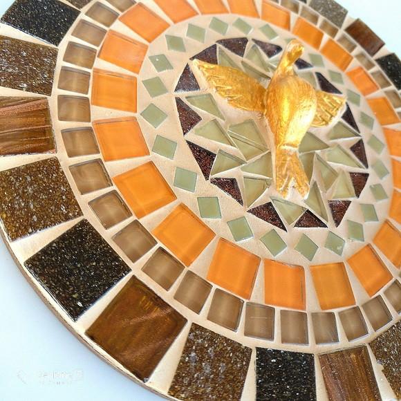 Mandala Divino Espírito Santo Mosaico Terra