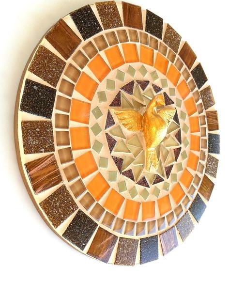 Mandala Divino Espírito Santo Mosaico Terra