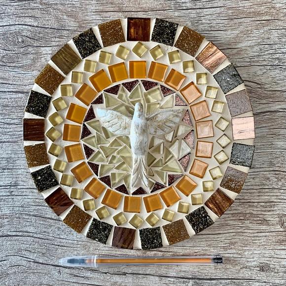 Mandala Divino Espírito Santo Ocre