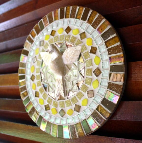 Mandala Divino Espírito Santo Ocre