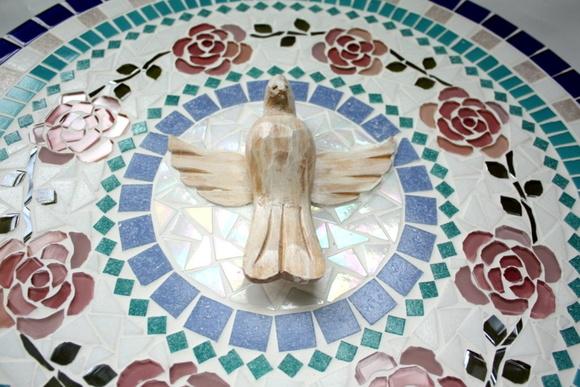Mandala Divino Espírito Santo Rosas