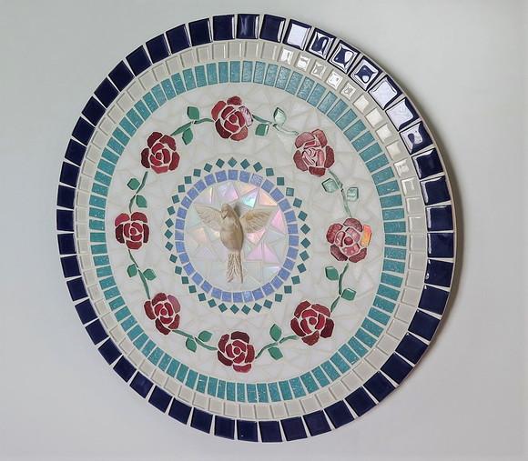 Mandala Divino Espírito Santo Rosas Vermelhas 40