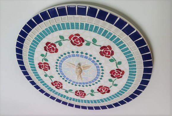 Mandala Divino Espírito Santo Rosas Vermelhas 40