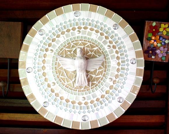 Mandala Divino Espírito Santo Rosê