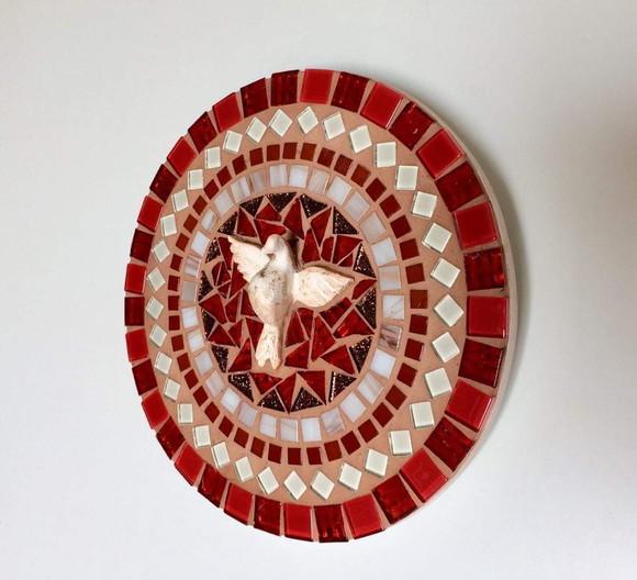 Mandala Divino Espírito Santo Vermelha