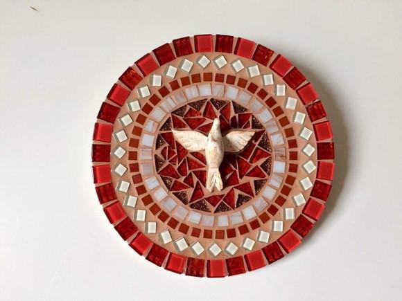 Mandala Divino Espírito Santo Vermelha