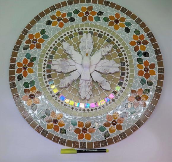 Mandala Divino Resplendor em Mosaico