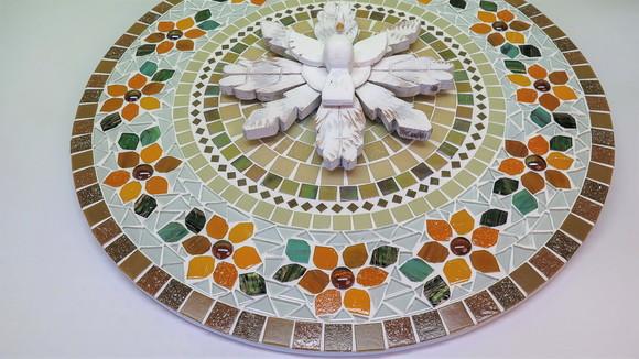 Mandala Divino Resplendor em Mosaico