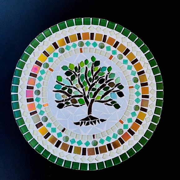 Mandala em Mosaico Árvore da Vida