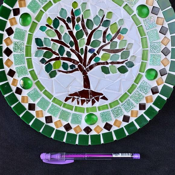Mandala em Mosaico Árvore da Vida