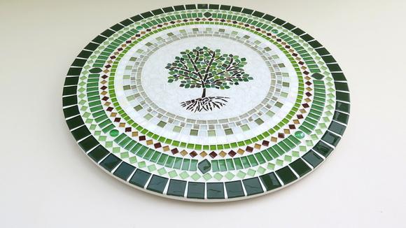 Mandala em Mosaico Árvore da Vida