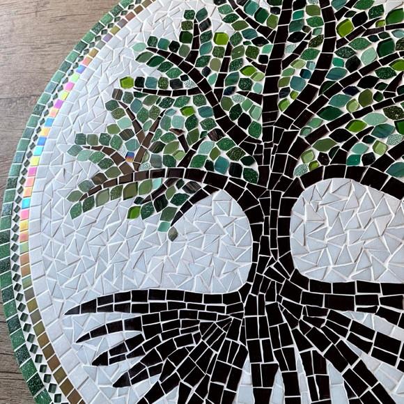 Mandala em Mosaico Árvore da Vida 80 cm
