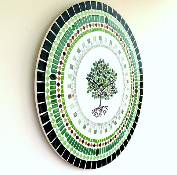 Mandala em Mosaico Árvore da Vida