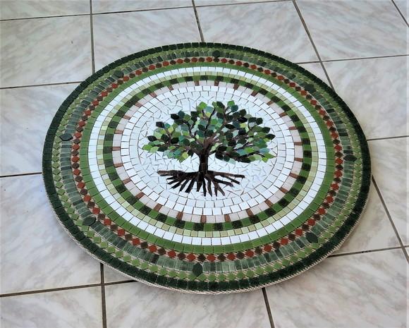 Mandala em Mosaico Árvore da Vida para Piso ou Parede