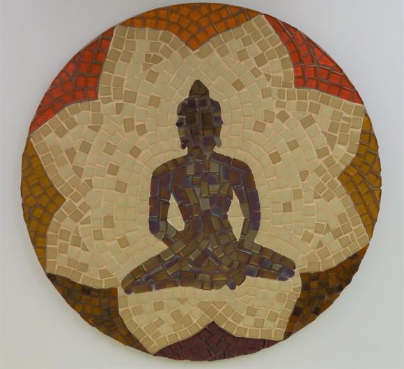 Mandala em Mosaico Buda