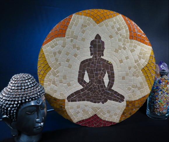 Mandala em Mosaico Buda